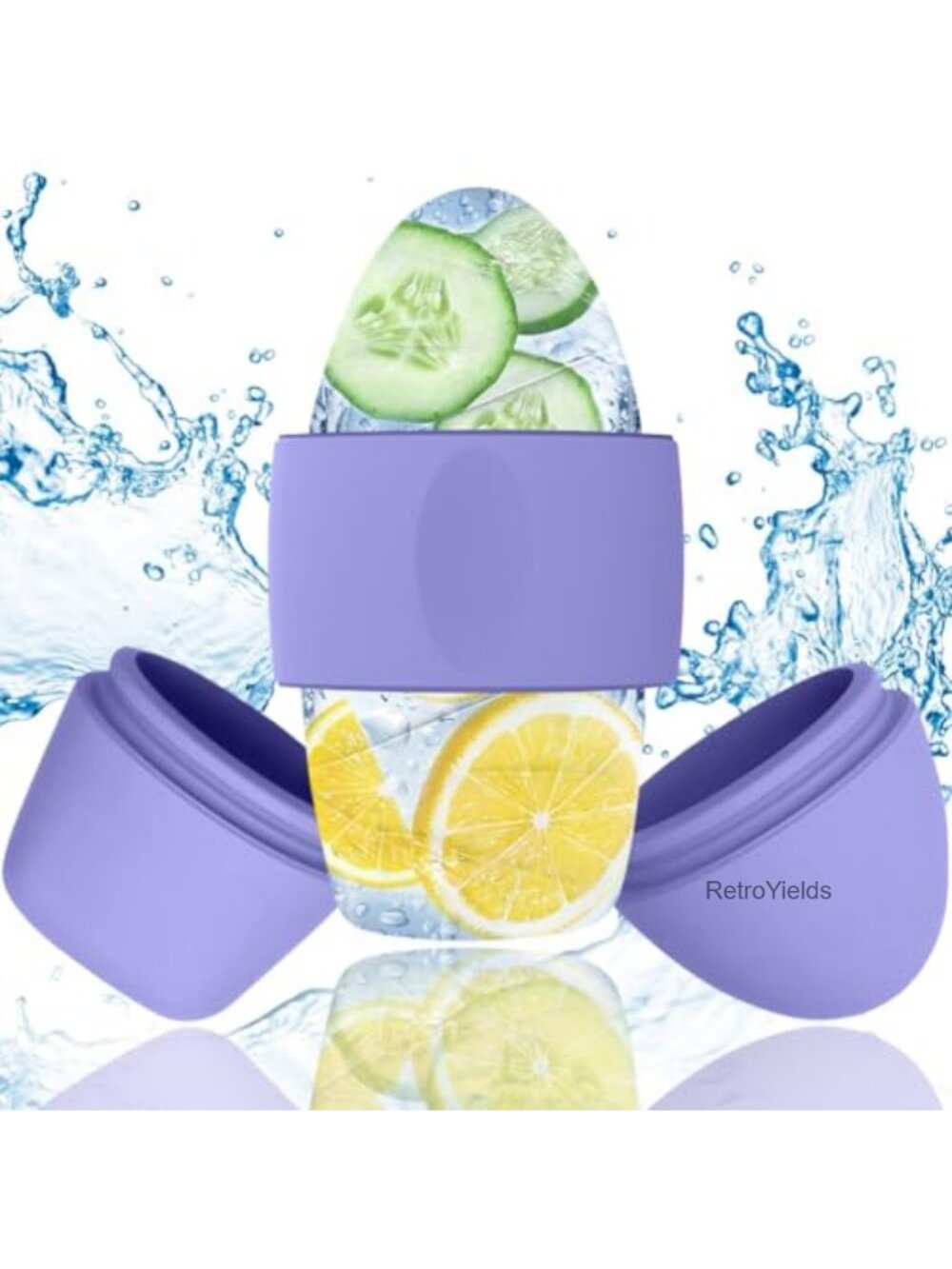 Silicone Ice Roller for Face Eye Neck Massager Skin Care Tool